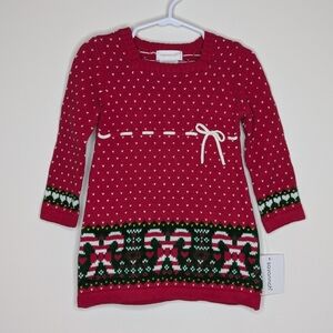 Savannah Christmas Candy Cane Dress 12m